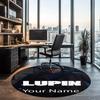 Custom Name Lupin Printed Round Rug Carpet Chair Rug Area Rug Entryway Doormats,for Office Chair Living Room Bedroom Kitchen Room.