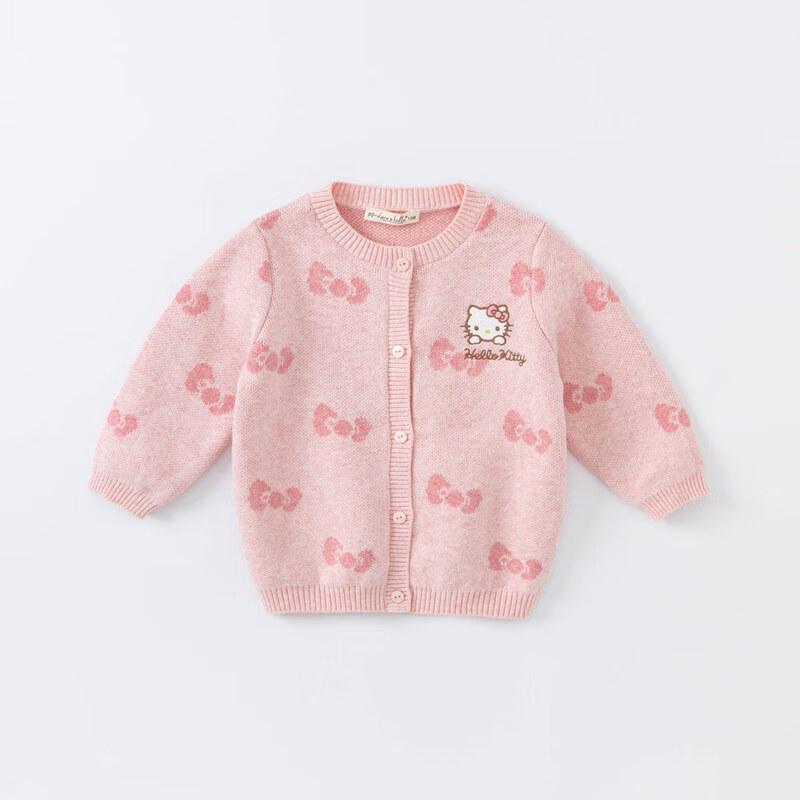 DAVE & BELLA Hello Kitty Girls' Knit Cardigan