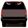 Angry Eyes Car Decals, Stylish Cartoon Car Window Stickers, Unique Auto Exterior Decor for Personality Car Styling, Trendy Car