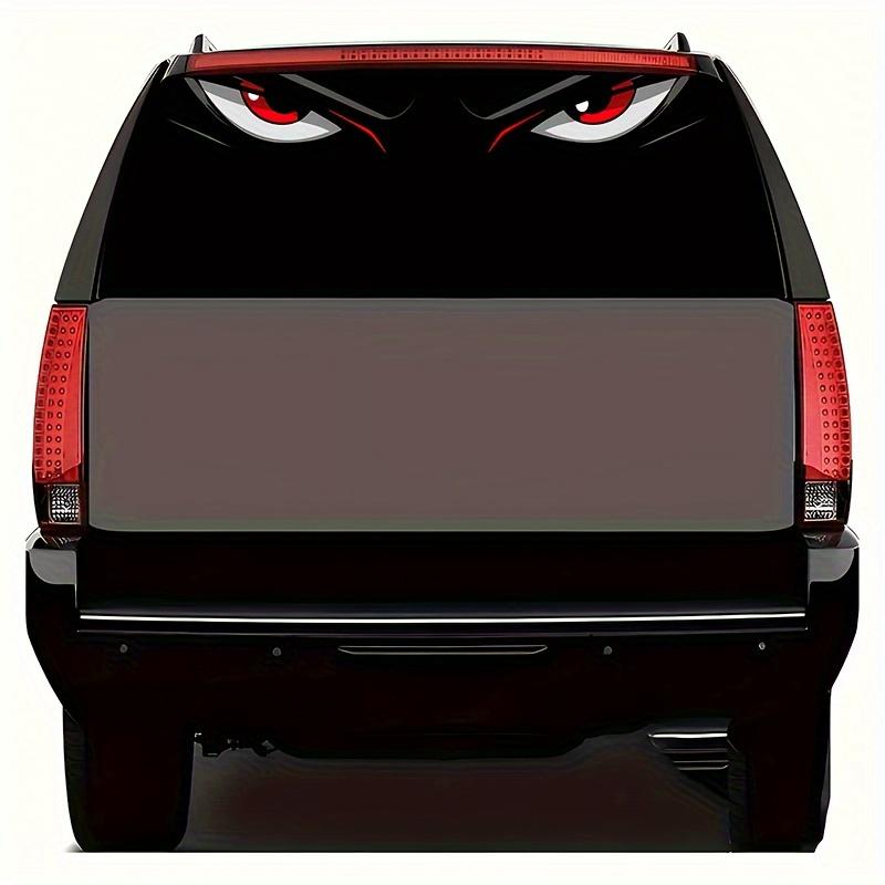 Angry Eyes Car Decals, Stylish Cartoon Car Window Stickers, Unique Auto Exterior Decor for Personality Car Styling, Trendy Car