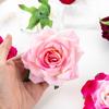 Artificial Flowers for Home Room Table Decoration Silk Red Roses Scrapbooking Diy Craft Wreath Wedding Bride Bouquet Accessories