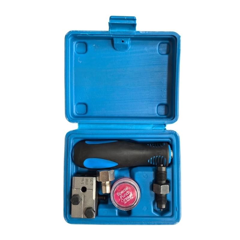 Automobil Bremsleitungen Werkzeugsatz 3/16in 4,75mm Manuelles Rohrbördelwerkzeug Auto Bremsleitung Bördelgerät Doppelbördelwerkzeug