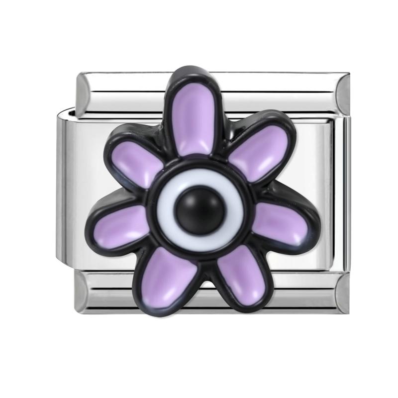Fashion Eyes Bow Cherry Flowers Love Heart Cake Italian Charm Links Fit 9MM Stainless Steel Bracelet Women DIY Making Jewelry