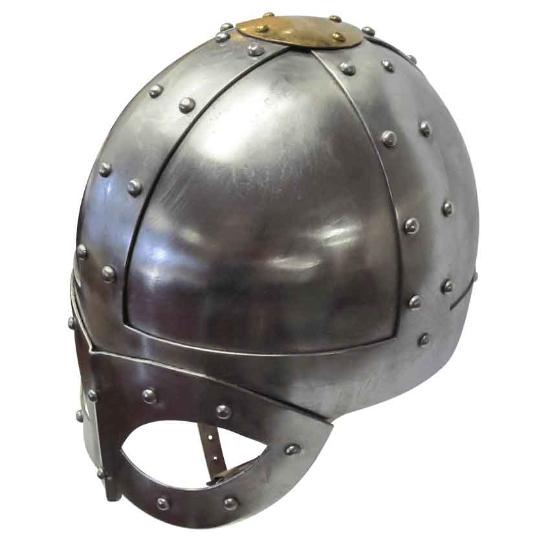 Viking Spectacle Helmet Medieval Nordic Warrior Steel Armor Wearable Helmet LARP Cosplay Reenactment Gift