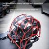Motorcycle Helmet Cargo Net Night Reflective High Elasticity Easy Storage For Motorbike Ebike Bicycle Riding