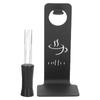 Coffee Distribution Tool with Stand 0.35mm Stainless Steel Needles Adjustable Magnetic Coffee Stirrer Aluminum Alloy Handle
