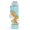 1PC Two Little Girls Best Friend Print 750ml Color Plastic Sports Water Bottle Leakproof Flip Straw Lid Suitable for Sports Office Home Use