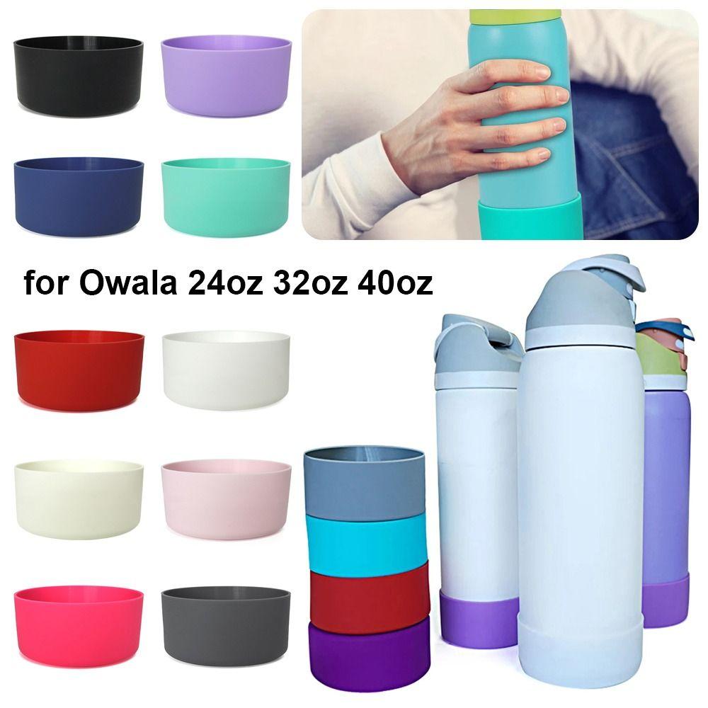1Pcs Protective Bottle Bottom Base Colorful Cup Sleeve New Silicone Boot  for Owala 24oz 32oz 40oz