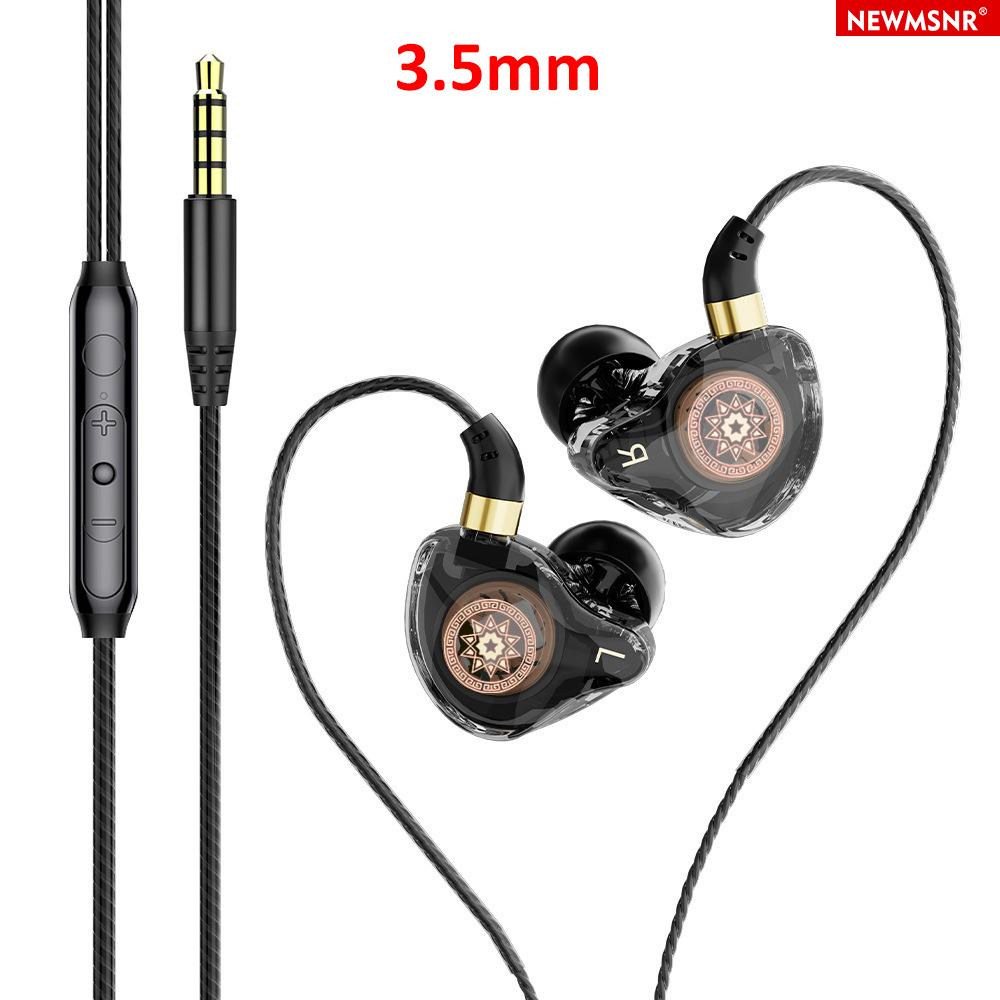 

8-Quad Core Earphones Surround Sound Bass type C&3.5mm In Ear Headphones Noise Reduction Earbuds Gamer Headset for Galaxy series