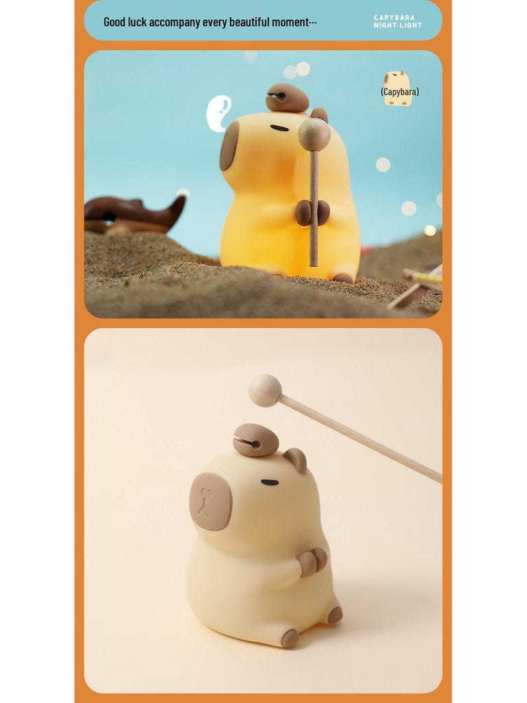 Capybara Night Light: Versatile Gift for Birthdays, Graduations, Kids, Friends, and Father's Day