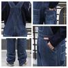 Denim Size L 8(eight) Men's Wide-Length Overalls, Hickory,