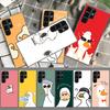 Cute Cartoon Duck Cases Phone Case for Samsung Galaxy S26 Ultra S25 Edge S24 S23 FE S21 Plus S20 S22 S10 Cover TPU Capa Shell Sh