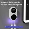 1800mah Rechargeable Induction Opening Sterilization Dryer Removable Dual Automatic Toothbrush Sterilizer Case