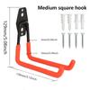 Heavy Duty Wall Mounted Garage Hook for Tools, Bikes, Ladders & More