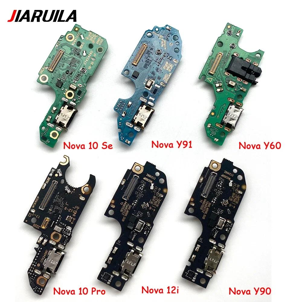 For Huawei Nova 10 Pro 10 Se 10Z 11i 11 12 Pro Y60 Y90 Y70 Y72 USB Charging Port Dock Charger Plug Connector Board Flex Cable