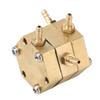 3mm Hexagonal Dental Water Pressure Regulator High Passability Copper Dental Water Valve for Dental