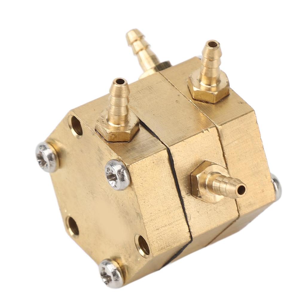 3mm Hexagonal Dental Water Pressure Regulator High Passability Copper Dental Water Valve for Dental