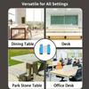 Portable Table Tennis Training Set Includes Blue Retractable Ball Net 2 Table Tennis Rackets and 3 Table Tennis Balls