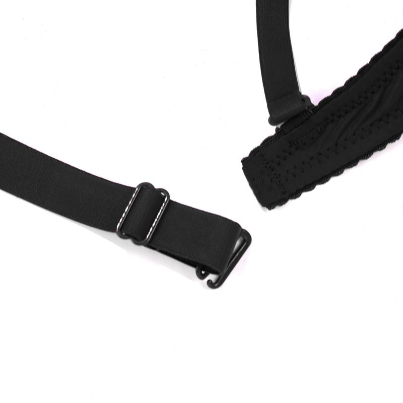 Fivelas frontais de sutiã meia xícara feminina, copos moldados, design sem costas e ombros para festa, copo BC de casamento para meninas