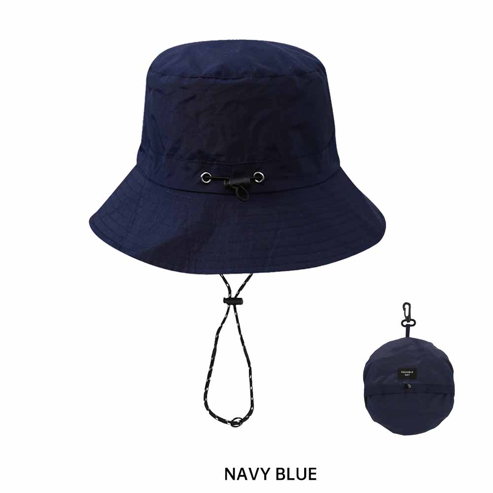Outdoor Waterproof Sun Hat Men Women Portable Fishing Cap Quick Dry Protection Bucket Hat Travel Hiking Camping Storage Bag
