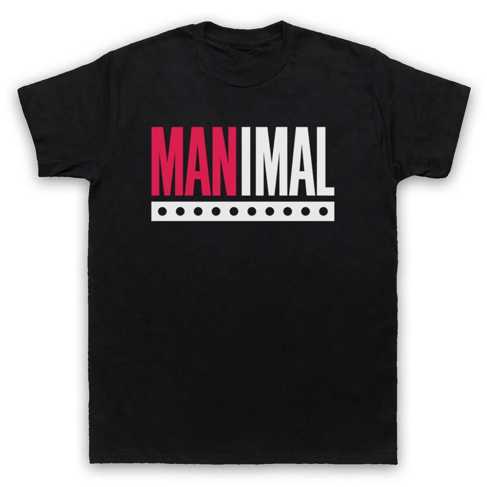 Manimal Hipster Retro Slogan Funny Comedy Cool Mens And Womens T-Shirt