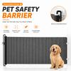 Retractable Pet Barrier Mesh Dog Gate for Indoor Doorways Hallways Stairs Kitchen Bedroom Apartment Office Safety Protection