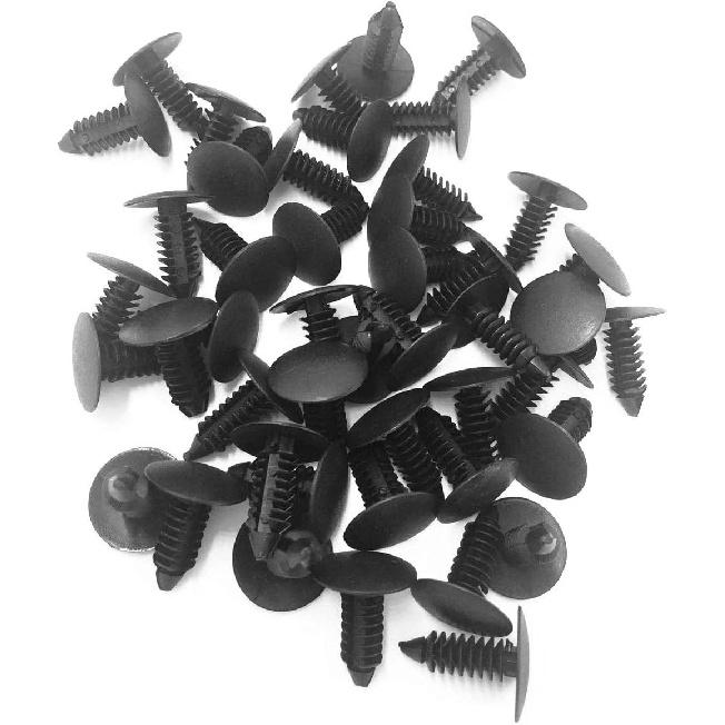 100 Pcs Auto Car Fender & Bumper Shield Fastener Clips For GM #1605396, 1595864; Chrysler 6030441; Ford 388577S, W705589-S300