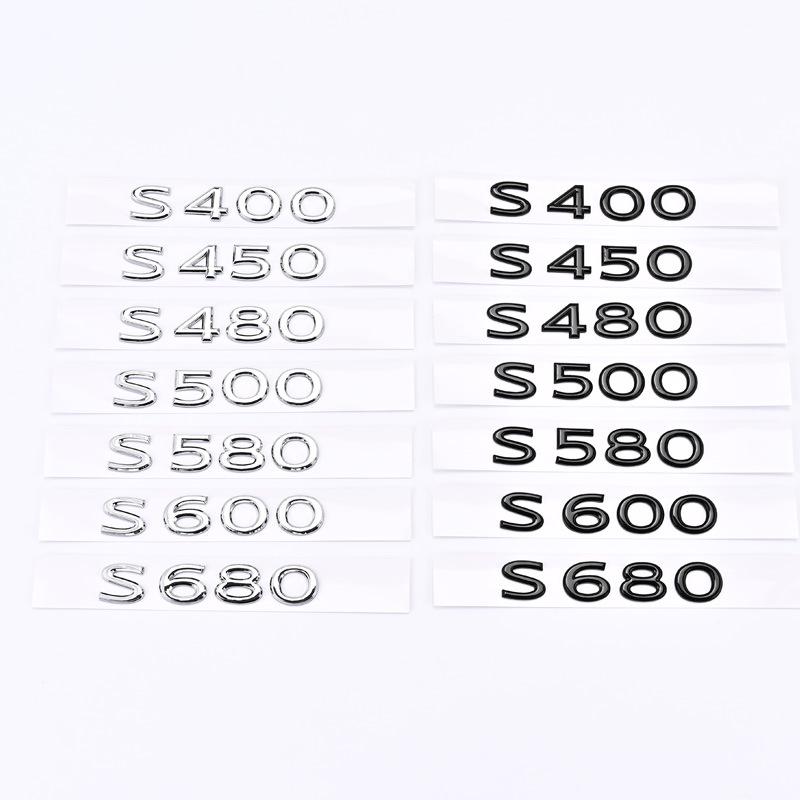 Compatible with Mercedes-Maybach S400, S450, S480, S500, S580, S600, S680 logo lettering modifications.
