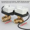 AC220V Manuelles/Automatisches Elektrisches Kugelhahn, Zwei-/Drei-Wege, Drei-Draht-Steuerung, Innengewinde
