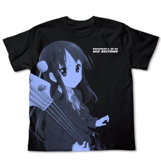 

Cospa K-ON Mio Akiyama All Print T-shirt BLACK XL Size Cotton