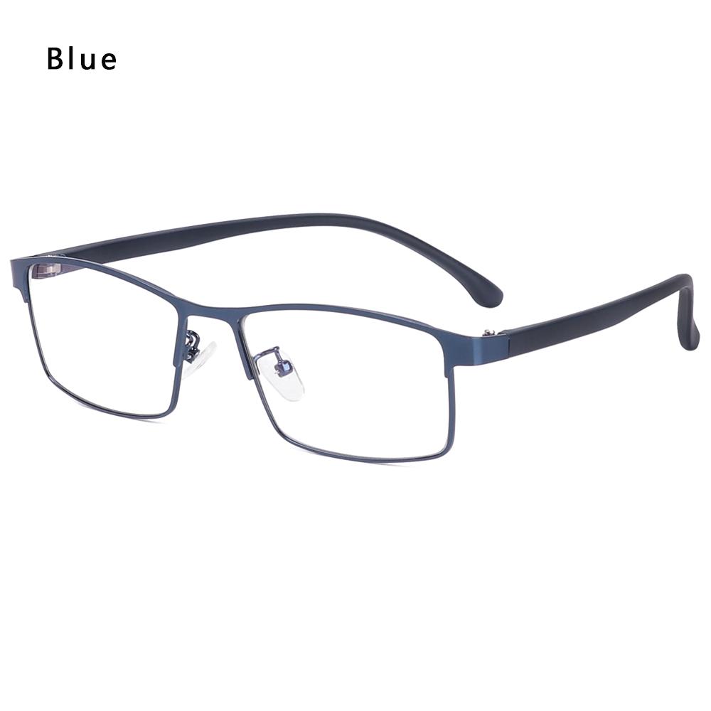 

1Pc Classic Men Anti Blue Light Business Glasses Square Frame Glasses Anti-Reflective Computer Goggles Flat Mirror Vision Care