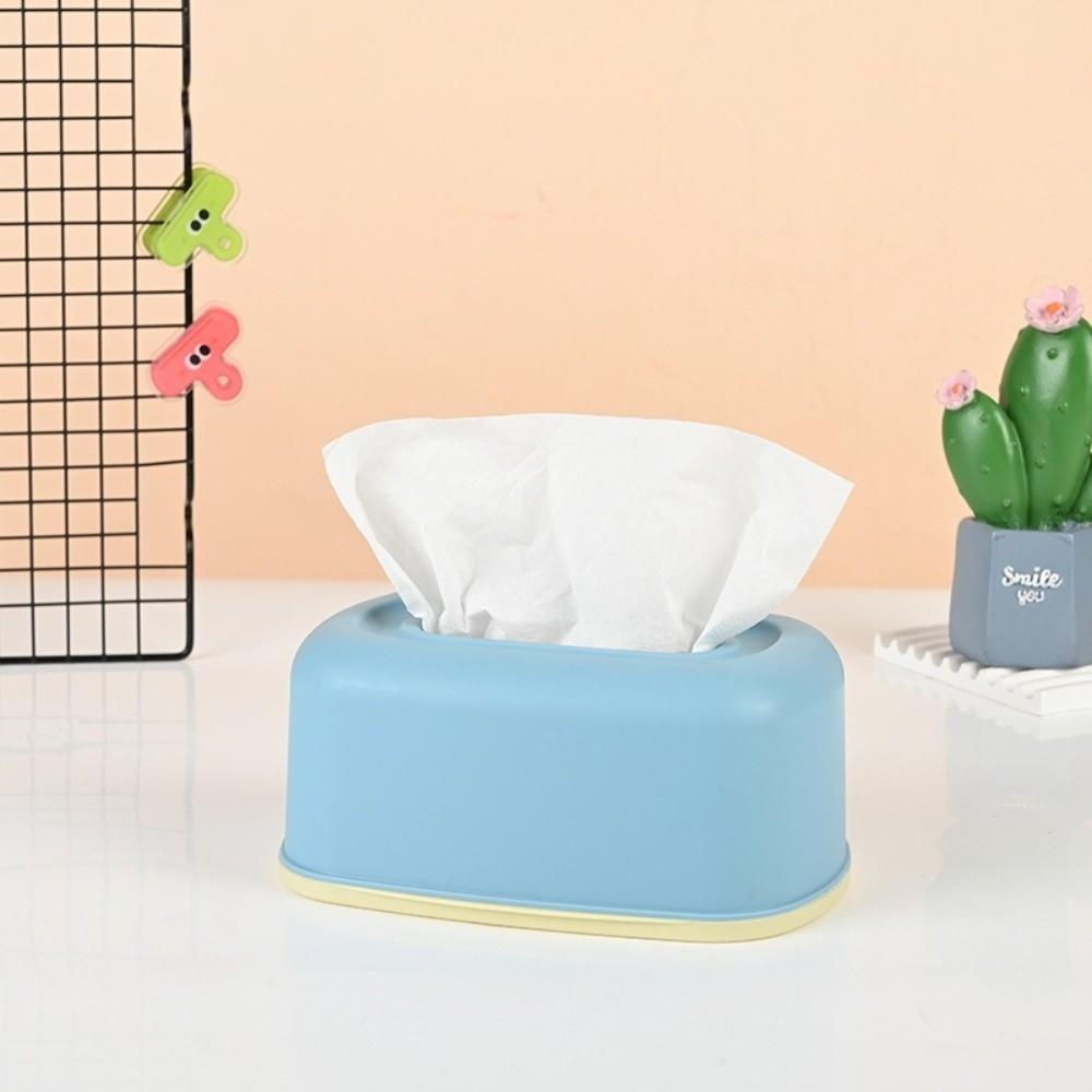 Frosted Paper Towel Box Plastic Tissue Case Simplicity Design Napkin Holder Home Use