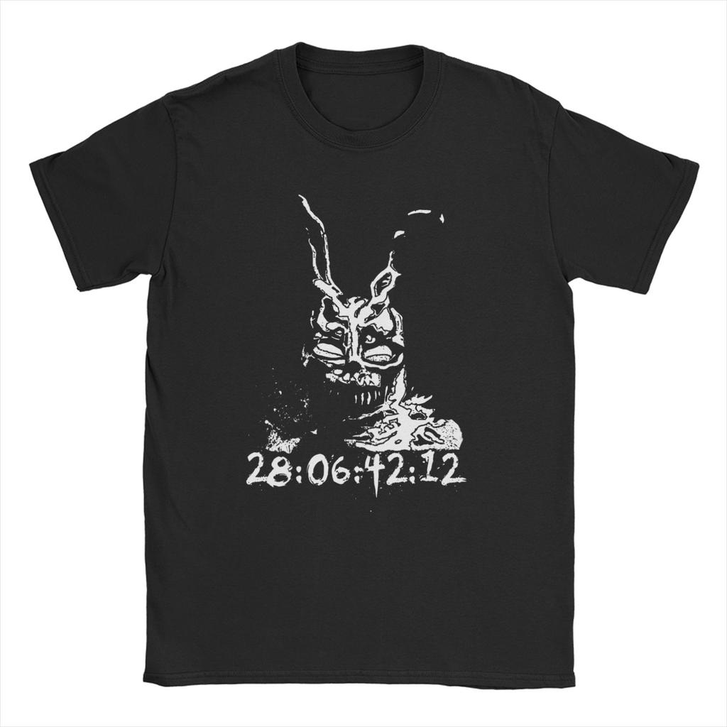 Vintage Donnie Darko Airlines TShirts Unisex Women Crewneck Cotton T Shirts Short Sleeve Tees Plus Size Clothing