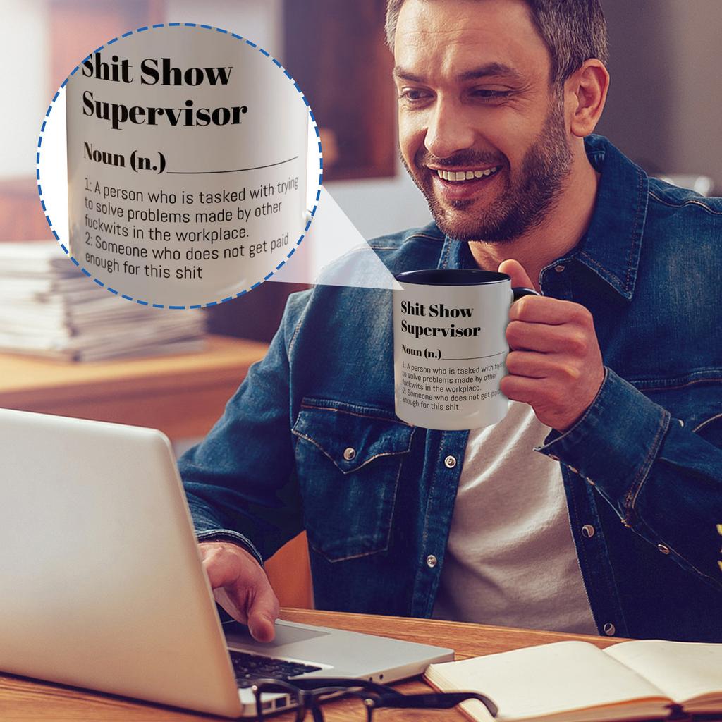 Colleague Gift Satirical Manager Fun Novelty Drinkware Ceramic Mug