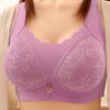 New large size no steel ring comfortable breathable lace gathering women's underwear no magnetic thin cup fat mm bra cover