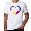 Nonbinary Bi Worm On A String Heart Tshirt Christmas Theme Tee Top