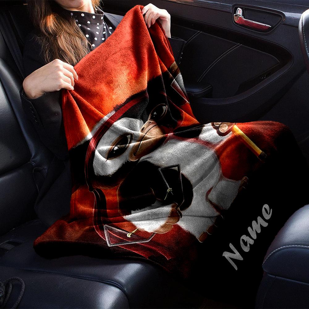 Custom Name Gremlins Theme Printed Blanket - Perfect for Couch, Bed, Travel & Outdoor Use | Machine Washable, Cozy & Durable.