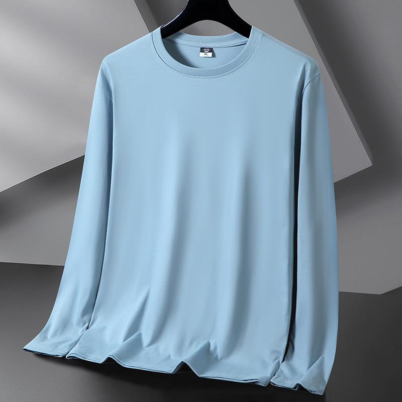 DICIFY Men's Fashion Long Sleeve Casual Autumn Winter O-Neck Blouses & Shirts