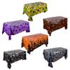 Halloween Decoration Tablecloth Pumpkin Spider Web Bat Plastic Table Cover Festival Party Home Table Decoration Supplies