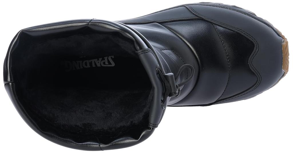SPALDING Men's Waterproof Snow Boots, Wide Width, 6E, SFW 4140, Black, Size 26.5 Cm