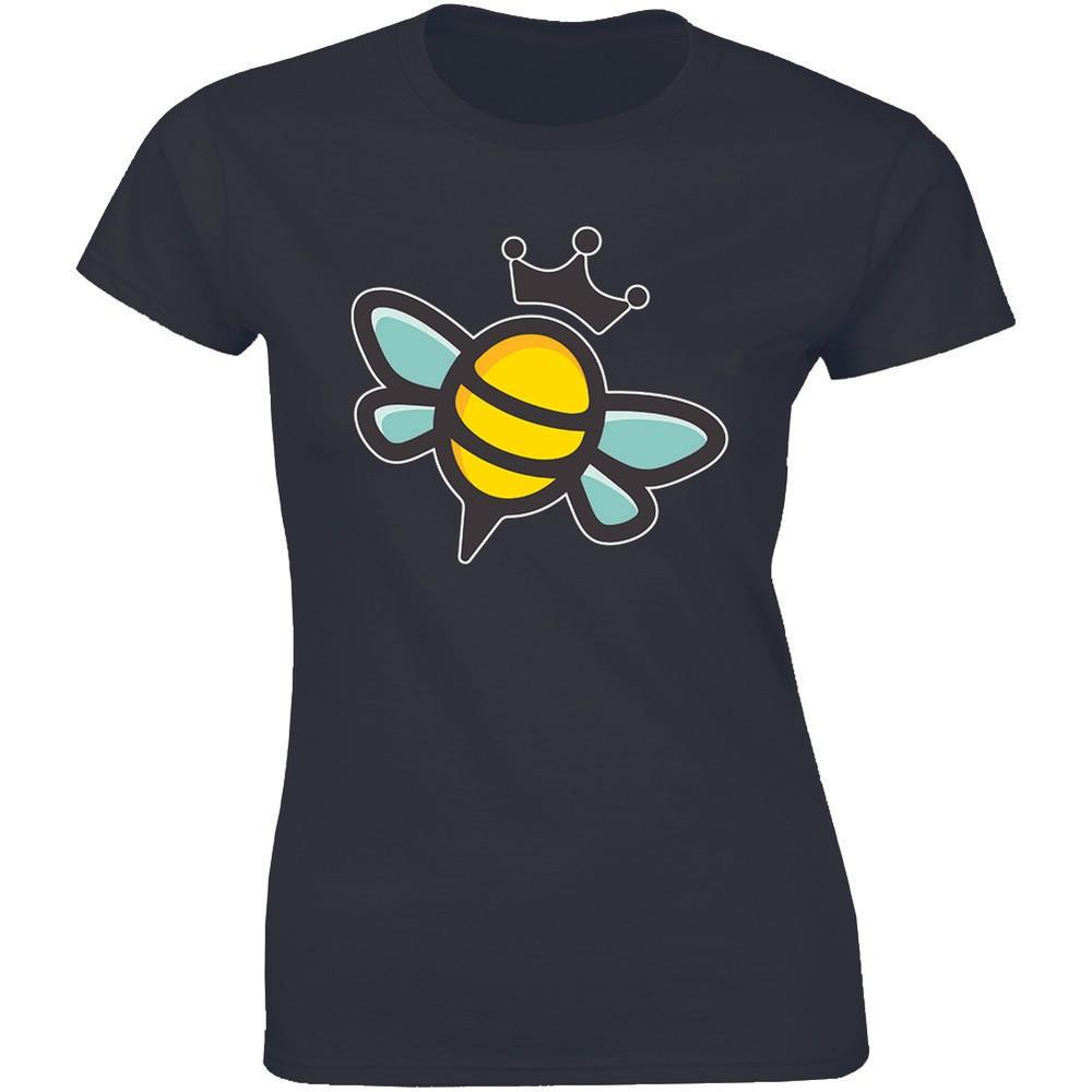 Queen Bee Funny Cool Boss Lady Crown Alpha Top Women s T-shirt Gifts for Wife Unisex T-Shirt XXXL