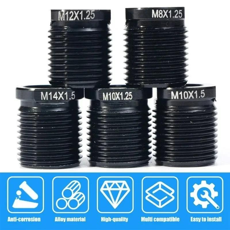 Universal Shift Knob Aluminum Alloy Nut M8x1.25 M10x1.25 M10x1.5 M12X1.25 M14.X1.5 Shift Knob Button Metal Replacement Parts