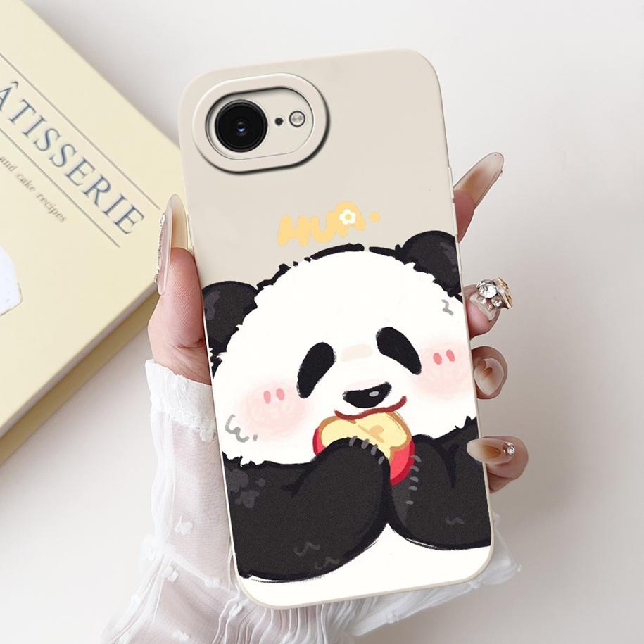 For iPhone 16E Case Popular Flower Cartoon Silicone Phone Cover For iPhone16E Funda For iPhone SE 2025 SE4 Shockproof Soft Cover