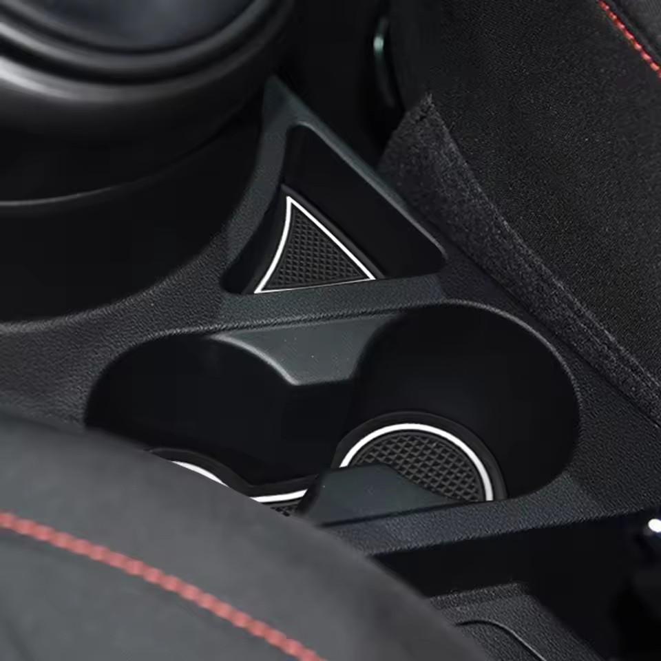 For Hyundai I10 2025 - 2025 Anti-Slip Gate Slot Cup Mat Door Groove Pad  Non-Slip Mats Coasters Car Interior Accessories