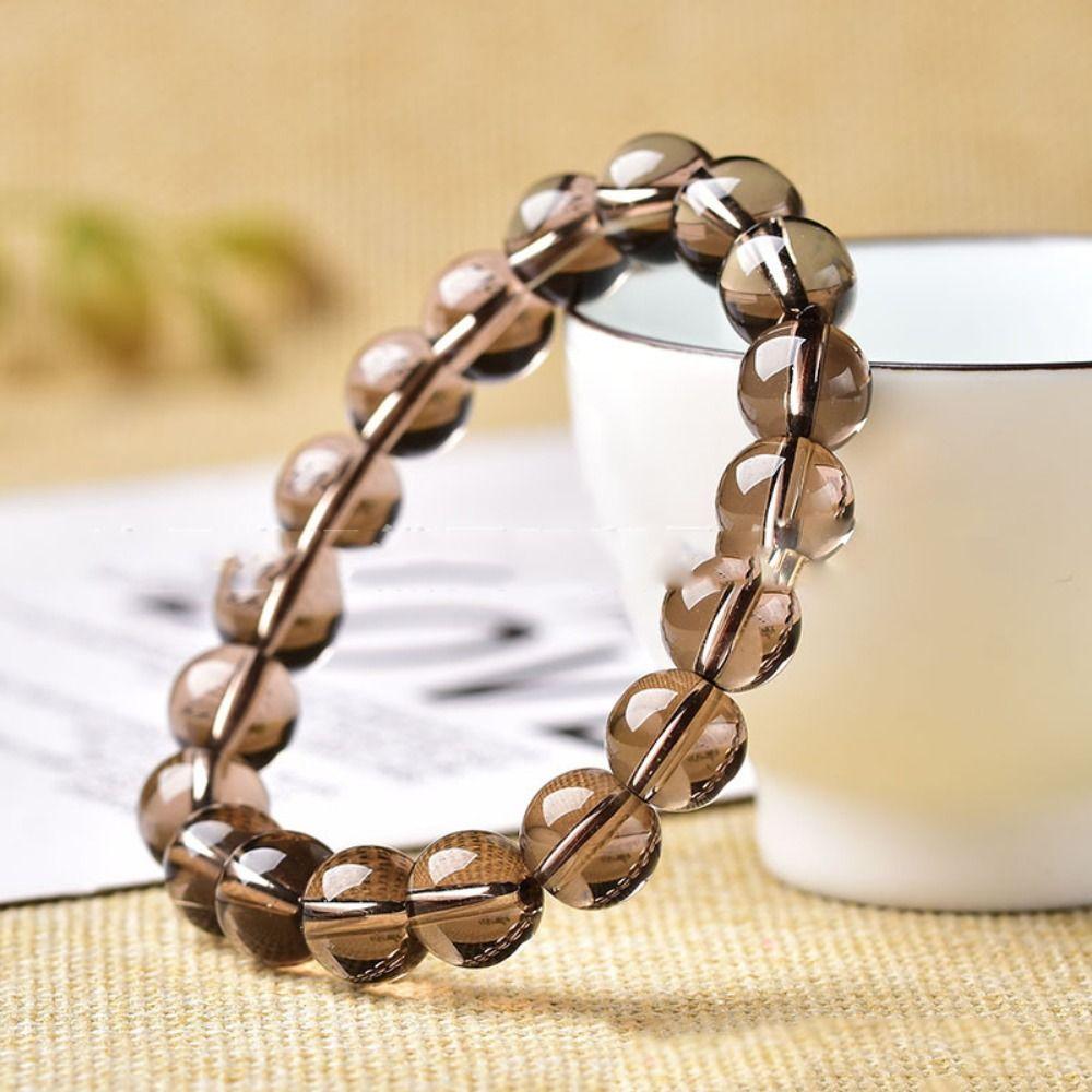 Bangle Genuine Gemstone Natural Crystal Buddha Beads Beads Jewelry Amethyst Bracelet