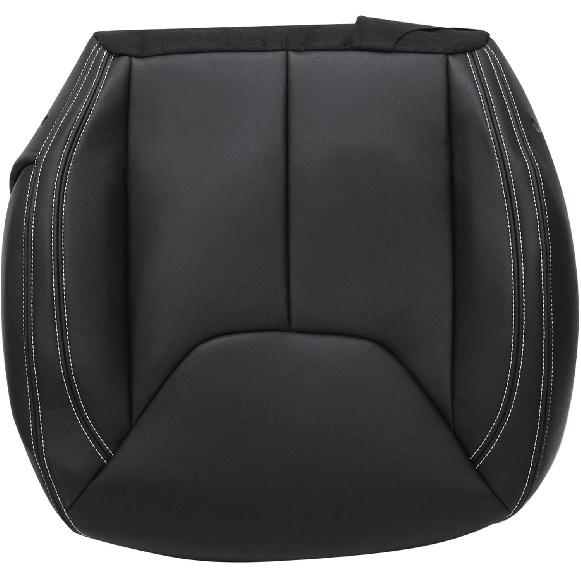 GXARTS #X9 Black Front Driver Side Bottom Seat Cover Replacement Leather Compatible with Jeep Wrangler 2013 2014 2015 2016 2017