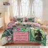 3Pcs Magic Wicked Witch Printed Core Less Down Duvet Cover Set Multi Size Bedroom Bedding Decoration Machine Washable