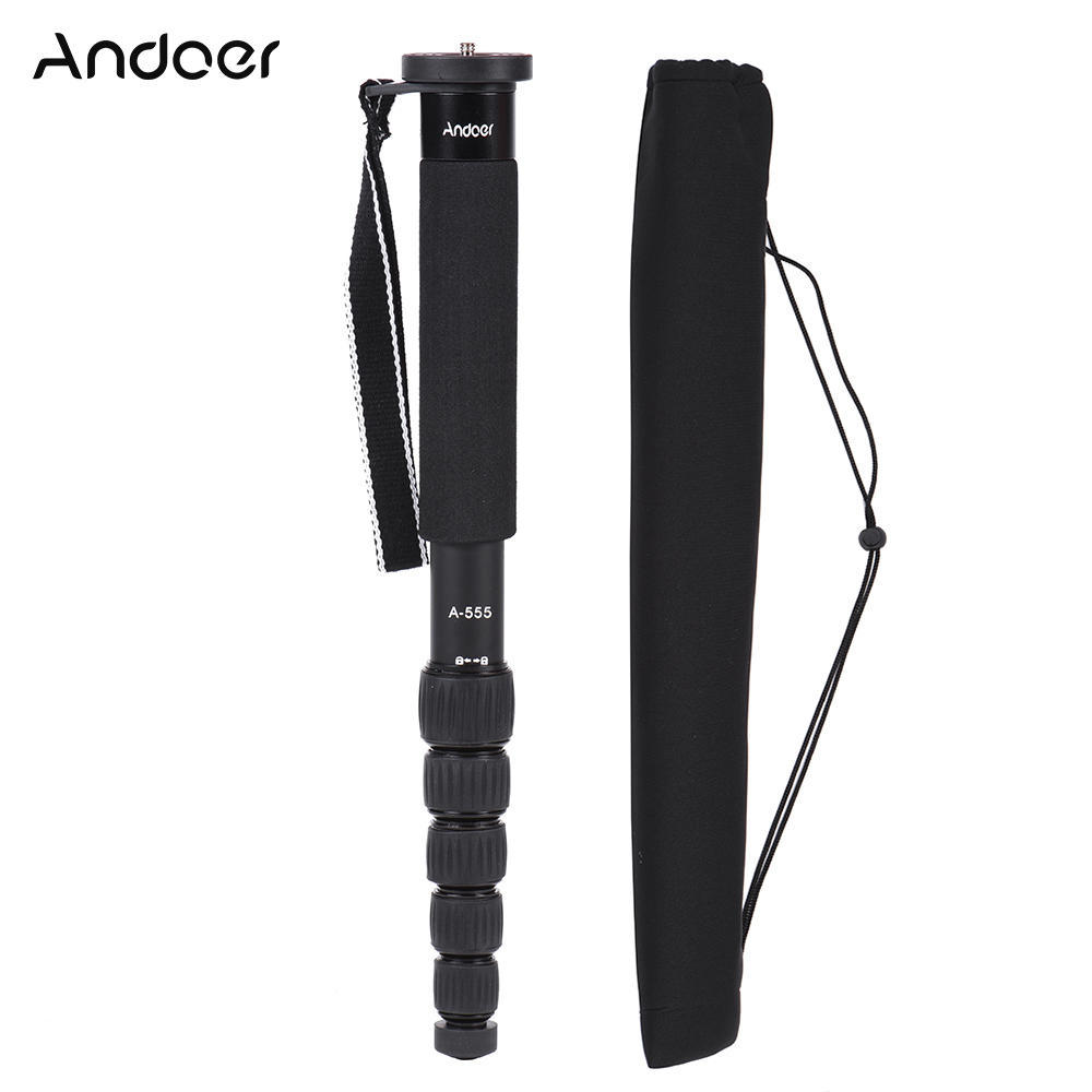Andoer Monopod fotograficzny A-555 Monopod do aparatu Sony Nikon Canon