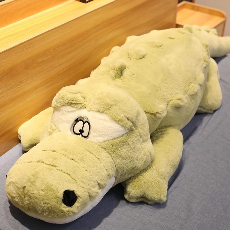 Plush Crocodile Toy Cartoon Animal Doll Long Pillow Children Holiday Gift Doll