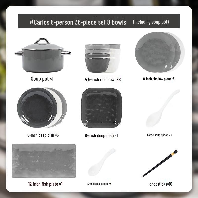 Modellanka Premium Ceramic Dinnerware Set